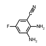 CAS 登录号：912445-00-2， 2,3-二氨基-5-氟苯甲腈