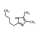 CAS 登录号：912455-28-8， 4,5-二甲基-2-戊基-1H-咪唑