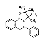 CAS 登录号：912569-55-2， 4,4,5,5-四甲基-2-[2-(苯氧基甲基)苯基]-1,3,2-二氧硼戊环