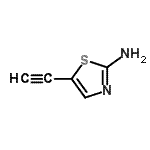 CAS 登录号：912639-82-8， 5-乙炔基-1,3-噻唑-2-胺