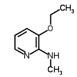结构式 CAS# 912761-74-1, 3-乙氧基-N-甲基-2-吡啶胺