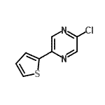 CAS 登录号：912762-30-2， 2-氯-5-(2-噻吩基)吡嗪