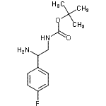 CAS#: 912762-88-0， 2-Methyl-2-propanyl [2-amino-2-(4-fluorophenyl)ethyl]carbamate