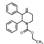 CAS 登录号：912763-37-2， 乙基2,3-二苯基-1-哌嗪羧酸酯