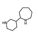 结构式 CAS# 912771-29-0, 2-(3-哌啶基)氮杂环庚烷