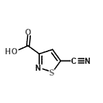CAS 登录号：91319-29-8， 5-氰基-1,2-噻唑-3-羧酸