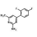 CAS#: 913322-54-0， 4-(2,4-Difluorophenyl)-6-methyl-2-pyrimidinamine
