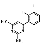 CAS#: 913322-59-5， 4-(2,3-Difluorophenyl)-6-methyl-2-pyrimidinamine