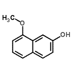 CAS 登录号：91344-50-2， 8-甲氧基-2-萘酚