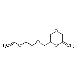 CAS#: 913813-81-7， 2-Methylene-6-{[2-(vinyloxy)ethoxy]methyl}-1,4-dioxane