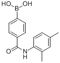 structure of CAS# 913835-38-8, B-[4-[[(2,4-Dimethylphenyl)Amino]Carbonyl]Phenyl]-Boronic Acid;4-[(2,4-Dimethylphenyl)Carbamoyl]Benzeneboronic Acid 98%;4-[(2,4-Dimethylphenyl)Carbamoyl]Benzeneboronic Acid;4-(2,4-DIMETHYLPHENYLCARBAMOYL)PHENYLBORONIC ACID