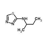 CAS 登录号：91461-79-9， N-仲-丁基-1,3,4-噻二唑-2-胺