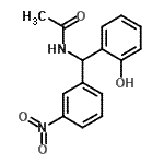 CAS#: 915019-18-0， N-[(2-Hydroxyphenyl)(3-nitrophenyl)methyl]acetamide