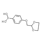 CAS 登录号：915402-12-9， [4-(1,3-二氧戊环-2-基甲氧基)苯基]硼酸