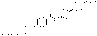 CAS#: 91545-93-6， 4-(trans-4-Propylcyclohexyl)phenyl (1R,1,4R,4'S)-4'-pentyl-1,1'-bi(cyclohexyl)-4-carboxylate