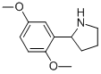 CAS 登录号：91564-44-2， 2-(2,5-二甲氧基苯基)吡咯烷