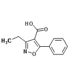 CAS#: 91569-54-9， 3-Ethyl-5-phenyl-1,2-oxazole-4-carboxylic acid