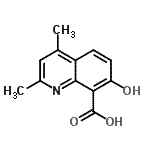 CAS#: 91569-72-1， 7-Hydroxy-2,4-dimethyl-8-quinolinecarboxylic acid