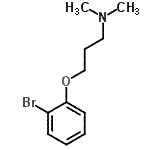 CAS 登录号：915707-52-7， 3-(2-溴苯氧基)-N,N-二甲基-1-丙胺