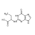 CAS#: 915723-18-1， 2-[(6-Oxo-6,9-dihydro-1H-purin-2-yl)amino]butanoic acid