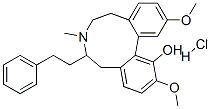CAS#: 91574-89-9， 6,7,8,9-Tetrahydro-2,12-Dimethoxy-7-Methyl-6-Phenethyl-5H-Dibenz[d,f]Azonin-1-Ol Hydrochloride