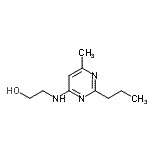 CAS#: 915914-21-5， 2-[(6-Methyl-2-propyl-4-pyrimidinyl)amino]ethanol