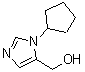CAS 登录号：915919-86-7， (1-环戊基-1H-咪唑-5-基)甲醇