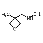 结构式 CAS# 915919-90-3, N-甲基-1-(3-甲基-3-氧杂环丁基)甲胺