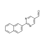CAS 登录号：915919-99-2， 2-(2-萘基)-5-嘧啶甲醛