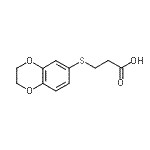 CAS#: 915921-00-5， 3-(2,3-Dihydro-1,4-benzodioxin-6-ylsulfanyl)propanoic acid