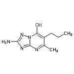 CAS#: 915921-28-7， 2-Amino-5-methyl-6-propyl[1,2,4]triazolo[1,5-a]pyrimidin-7-ol