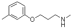 CAS#: 915923-00-1， N-Methyl-3-(3-methylphenoxy)-1-propanamine