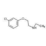 CAS#: 915923-34-1， 2-(3-Chlorophenoxy)-N-ethylethanamine