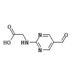 CAS 登录号：915923-65-8， N-(5-甲酰基-2-嘧啶基)甘氨酸