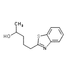 CAS 登录号：91640-15-2， 5-(1,3-苯并噻唑-2-基)-2-戊醇