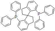 结构式 CAS# 917377-74-3, 1,1'-[(1R)-2,2',3,3'-四氢-1,1'-螺双[1H-茚]-7,7'-二基]二[1,1-二苯基-膦]