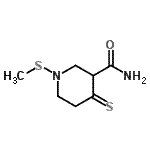 CAS 登录号：91774-06-0， 1-(甲硫基)-4-硫代-3-哌啶甲酰胺