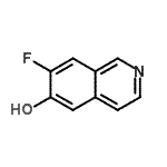 CAS 登录号：918488-38-7， 7-氟-6-异喹啉醇