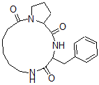 CAS 登录号：91870-41-6， 环(脯氨酰苯基甘氨酰-epsilon-氨基己酰)