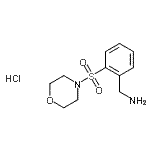 CAS#: 918812-18-7， 1-[2-(4-Morpholinylsulfonyl)phenyl]methanamine hydrochloride (1:1)