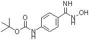 结构式 CAS# 918967-52-9, [4-(N-羟基甲脒基)苯基]氨基甲酸叔丁酯