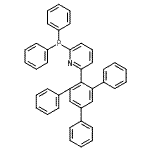 CAS#: 919091-20-6， diphenyl-[6-(2,4,6-triphenylphenyl)-2-pyridyl]phosphane