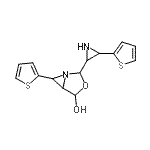 CAS 登录号：919101-27-2， 6-(2-噻吩基)-2-[3-(2-噻吩基)-2-氮丙啶基]-3-氧杂-1-氮杂双环[3.1.0]己烷-4-醇