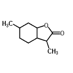 CAS 登录号：92015-65-1， 3,6-二甲基六氢-1-苯并呋喃-2(3H)-酮