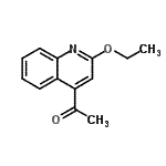 CAS 登录号：92028-69-8， 1-(2-乙氧基-4-喹啉基)乙酮