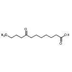 structure of CAS# 92037-99-5, 8-Oxododecanoic acid;8-Oxododecanoic acid;MFCD01311674