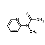 CAS 登录号：92053-37-7， N-甲基-N-(2-吡啶基)硫代乙酰胺