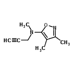 CAS 登录号：92087-70-2， N,3,4-三甲基-N-(2-丙炔-1-基)-1,2-恶唑-5-胺