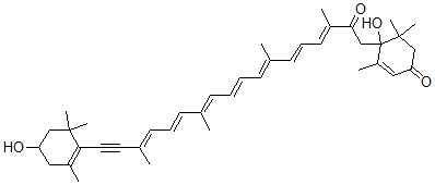 CAS 登录号：92121-55-6， Amarouciaxanthin B