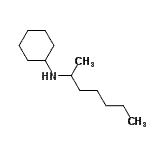 CAS 登录号：92162-22-6， N-(2-庚烷基)环己胺